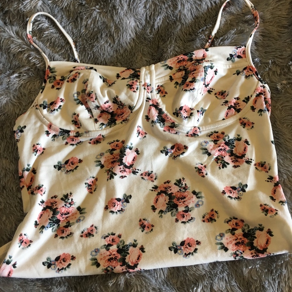 NWOT floral bodysuit